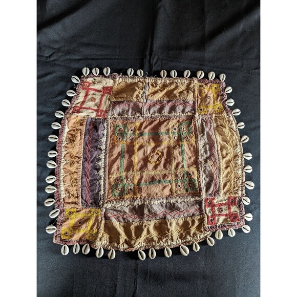 Vintage Banjara Gala, India Tribal Textile Folk Art Piece - Picture 1 of 10